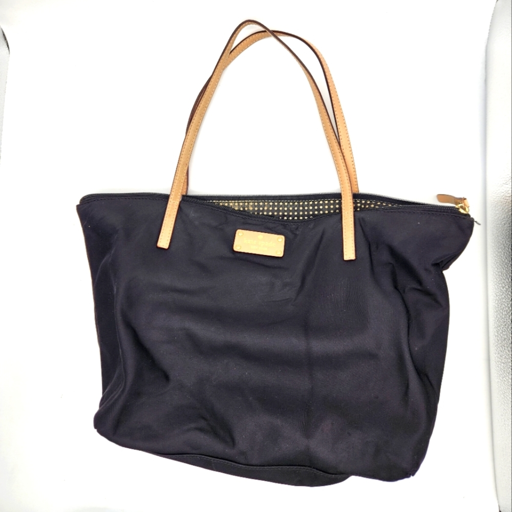 Kate Spade Black Nylon Tote